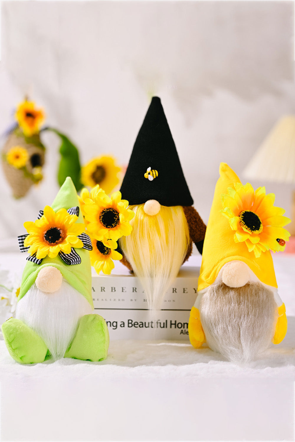 Random 3-Pack Sunflower Faceless Gnomes