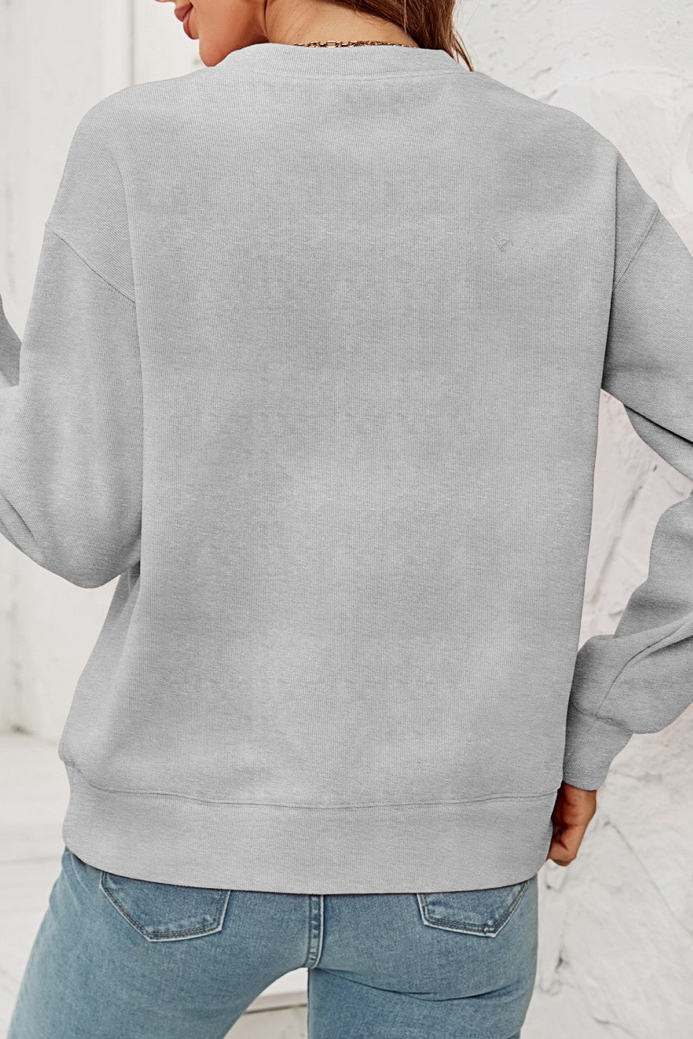 MERRY CHRISTMAS Dropped Shoulder Sweatshirt